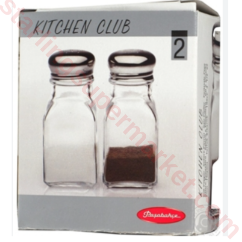 PASABAHCE KARE TUZLUK-BIBERLIK 2 LI 80221