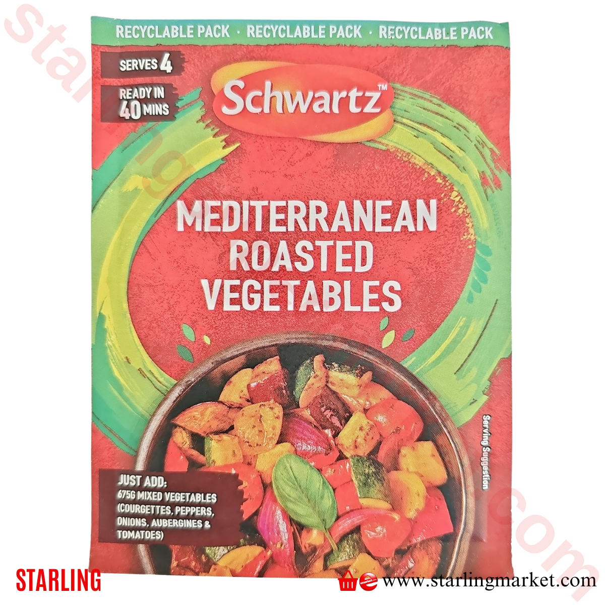 SCHWARTZ MEDITERANEAN ROASTED MIX 30 G