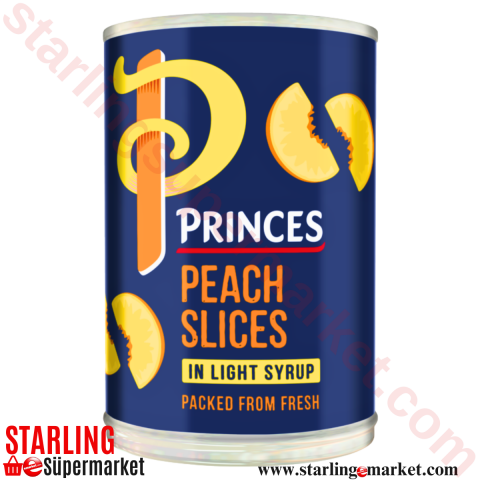 PRINCES PEACH SLICES IN LIGHT SYRUP 410 G