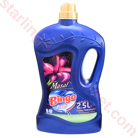 BINGO FRESH YUZEY TEMIZLEYICI MASAL 2500 ML