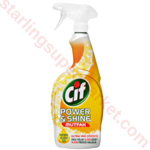 CIF SPREY MUTFAK TEMIZLEME YAG SOKUCU POWER 750 ML