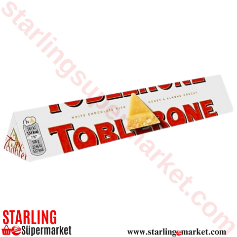 TOBLERONE CIKOLATA WHITE 100 G