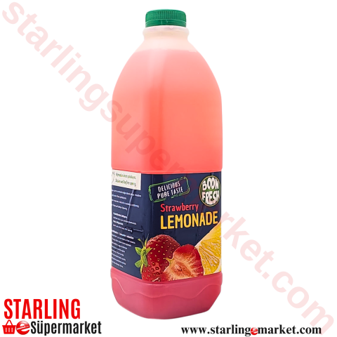 BOON FRESH STRAWBERRY&LEMONADE JUICE 1.5 LT