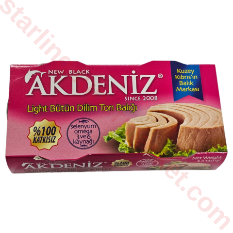 AKDENIZ TON LIGHT BUTUN DILIM 2*140 G