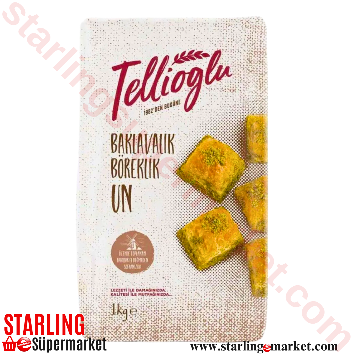 TELLIOGLU UN BAKLAVALIK BOREKLIK TUM AMACLI 1 KG