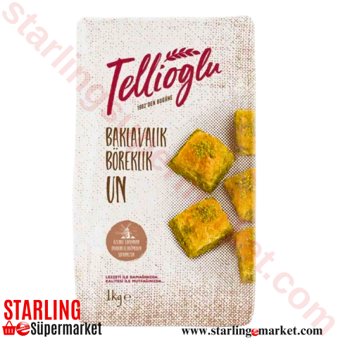 TELLIOGLU UN BAKLAVALIK BOREKLIK TUM AMACLI 1 KG