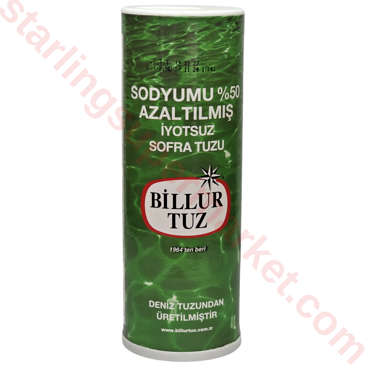 BILLUR TUZ SODYUMU AZALTILMIS IYOTLU PLASTIK 500 G