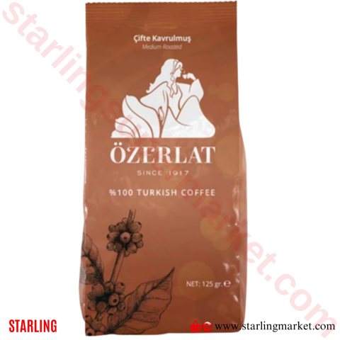 OZERLAT TURK KAHVESI CIFTE KAVRULMUS 125 G