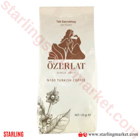OZERLAT TURK KAHVESI TEK KAVRULMUS 125 G