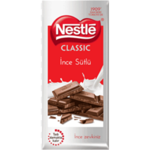 NESTLE CLASSIC CIKOLATA SUTLU DIKDORTGEN 65 G