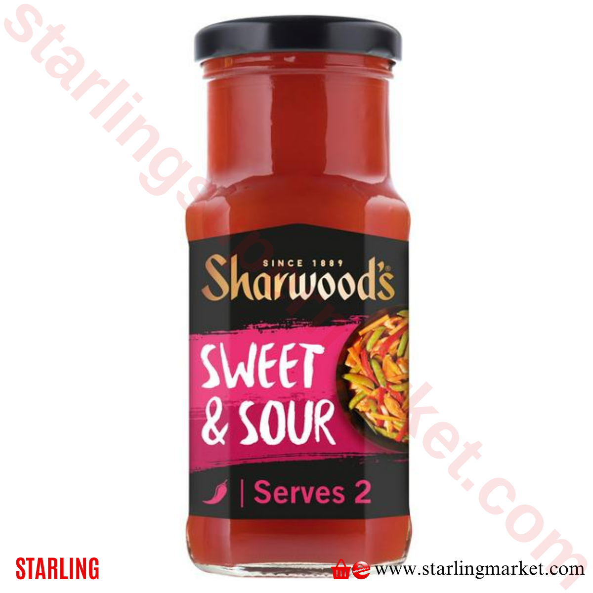 SHARWOODS SWEET&SOUR SAUCE 195 G
