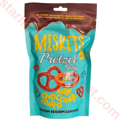 PAKEL MISKETS SUTLU CIKOLATA KAPLI PRETZEL 80 G