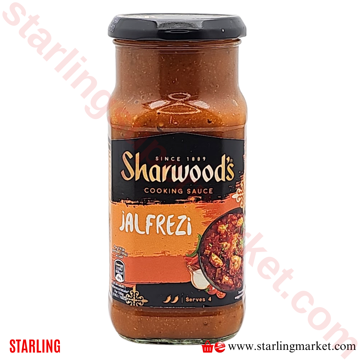 SHARWOODS JALFREZI SAUCE 420 G