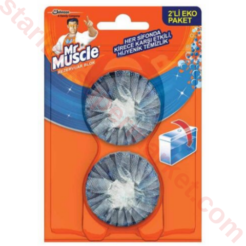 MR MUSCLE REZERVUAR BLOK MAVI 2*48 G