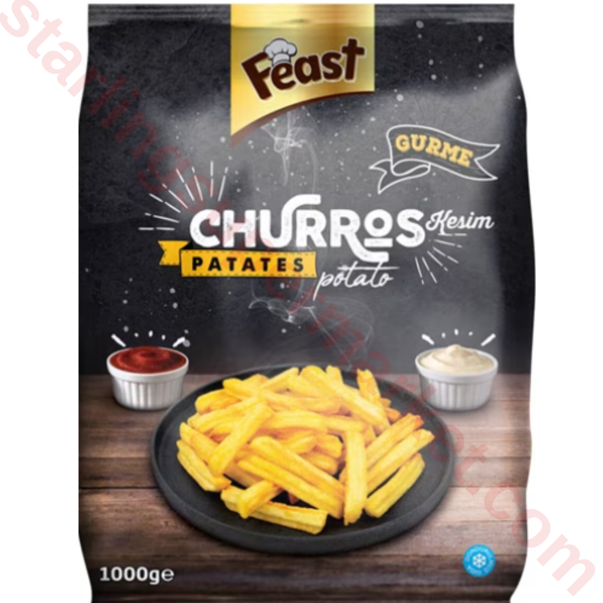 FEAST PATATES CHURROS KESIM 1 KG