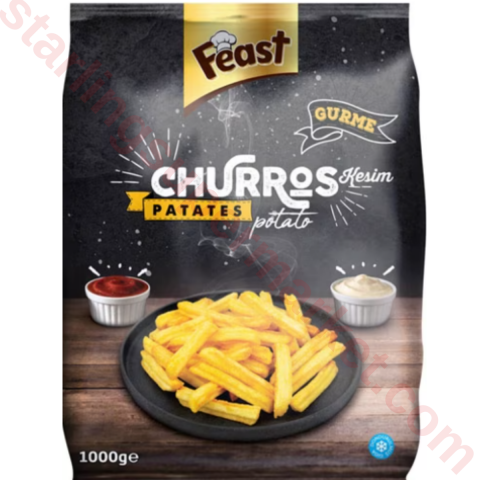 FEAST PATATES CHURROS KESIM 1 KG