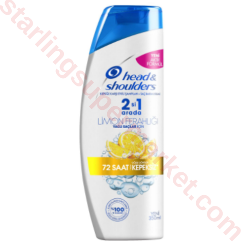 H&S SAMPUAN 2IN1 LIMON 300 ML
