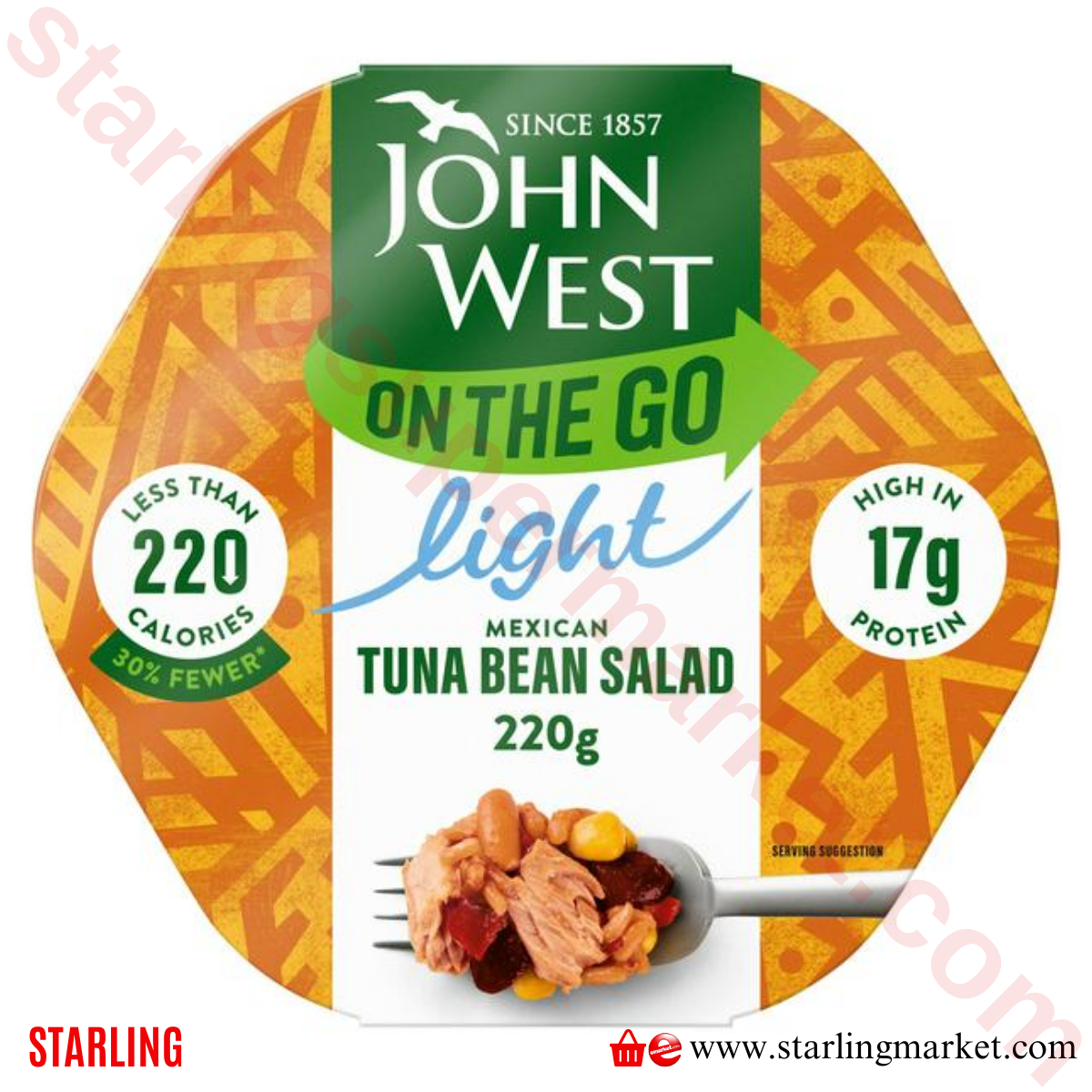JOHN WEST MEXICAN TUNA BEAN SALAD 220 G