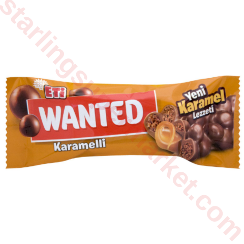 ETI WANTED KARAMELLI 32 G