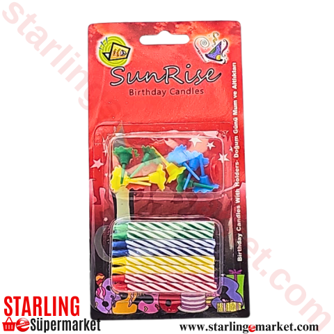 SUNRISE MUM SETI ALTLIKLI REKLI 24 LU