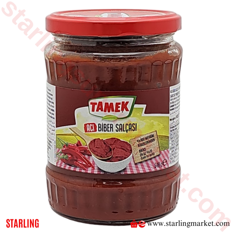 TAMEK SALCA BIBER ACI CAM 540 G