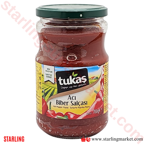 TUKAS SALCA BIBER ACI CAM 700 G