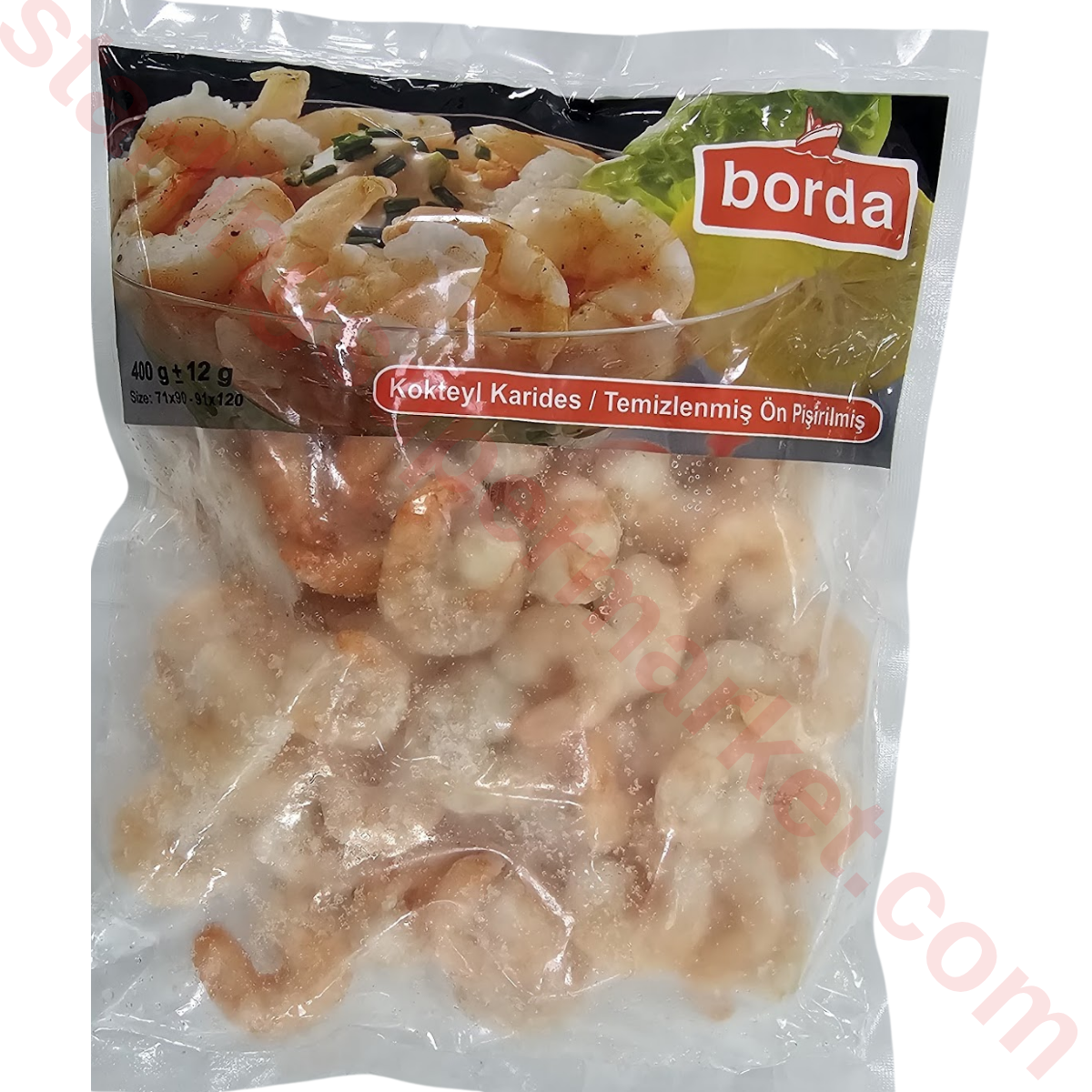 BORDA KARIDES JUMBO BT TEMIZ. PISMIS 91-120 400 G