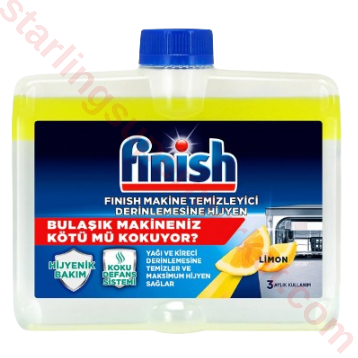 FINISH MAKINE TEMIZLEYICI LIMON SIVI 250 ML
