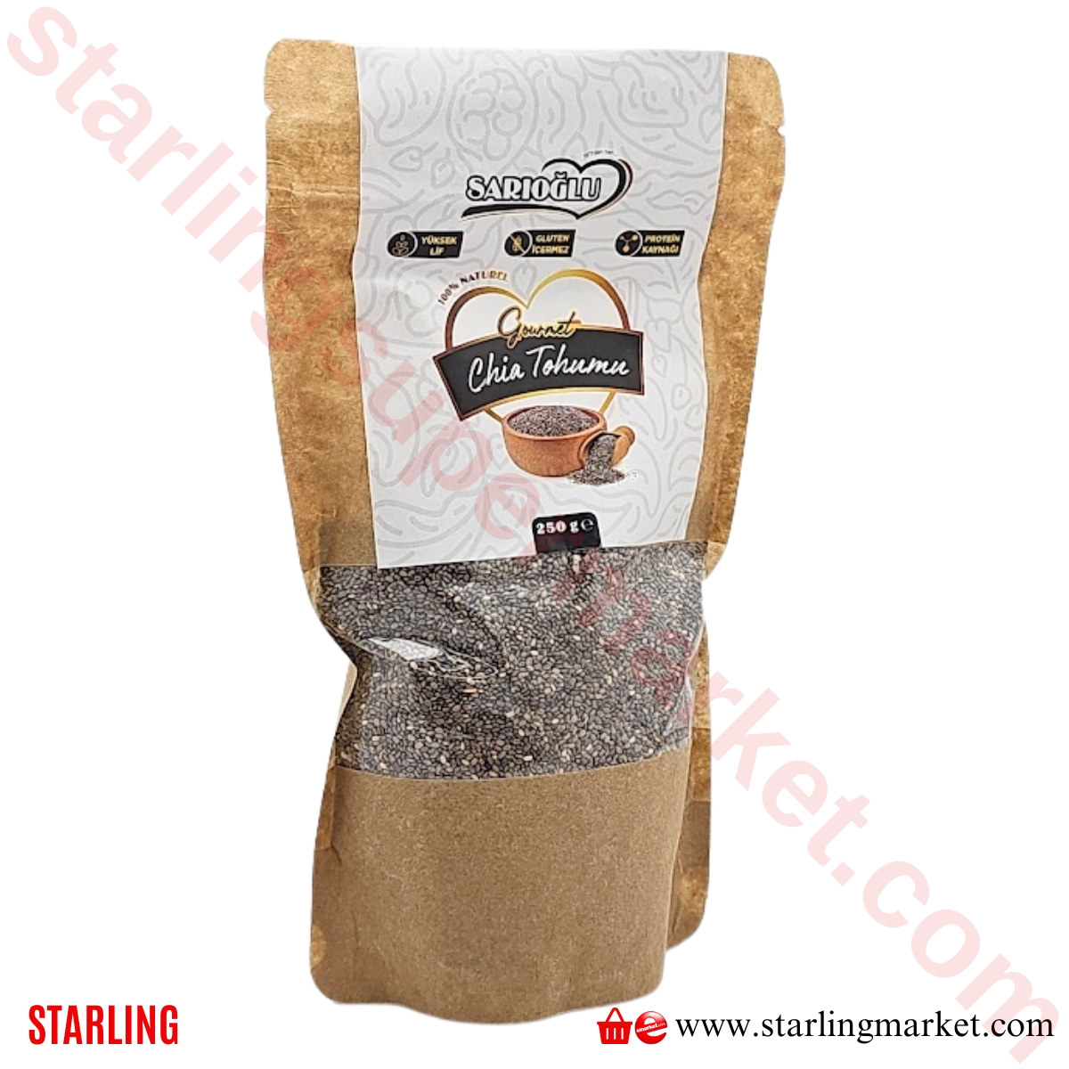 SARIOGLU CHIA TOHUMU 250 G