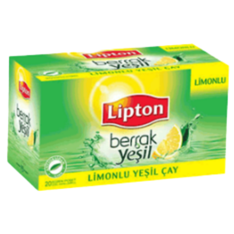 LIPTON BITKI CAYI YESILCAY LIMONLU 20 LI