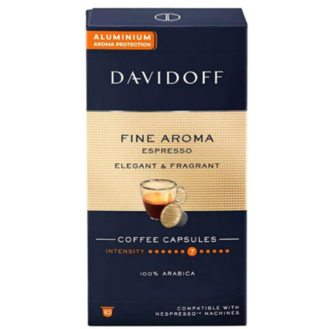 DAVIDOFF KAHVE FINE AROMA ESPRESSO CAPSULES 10 LU