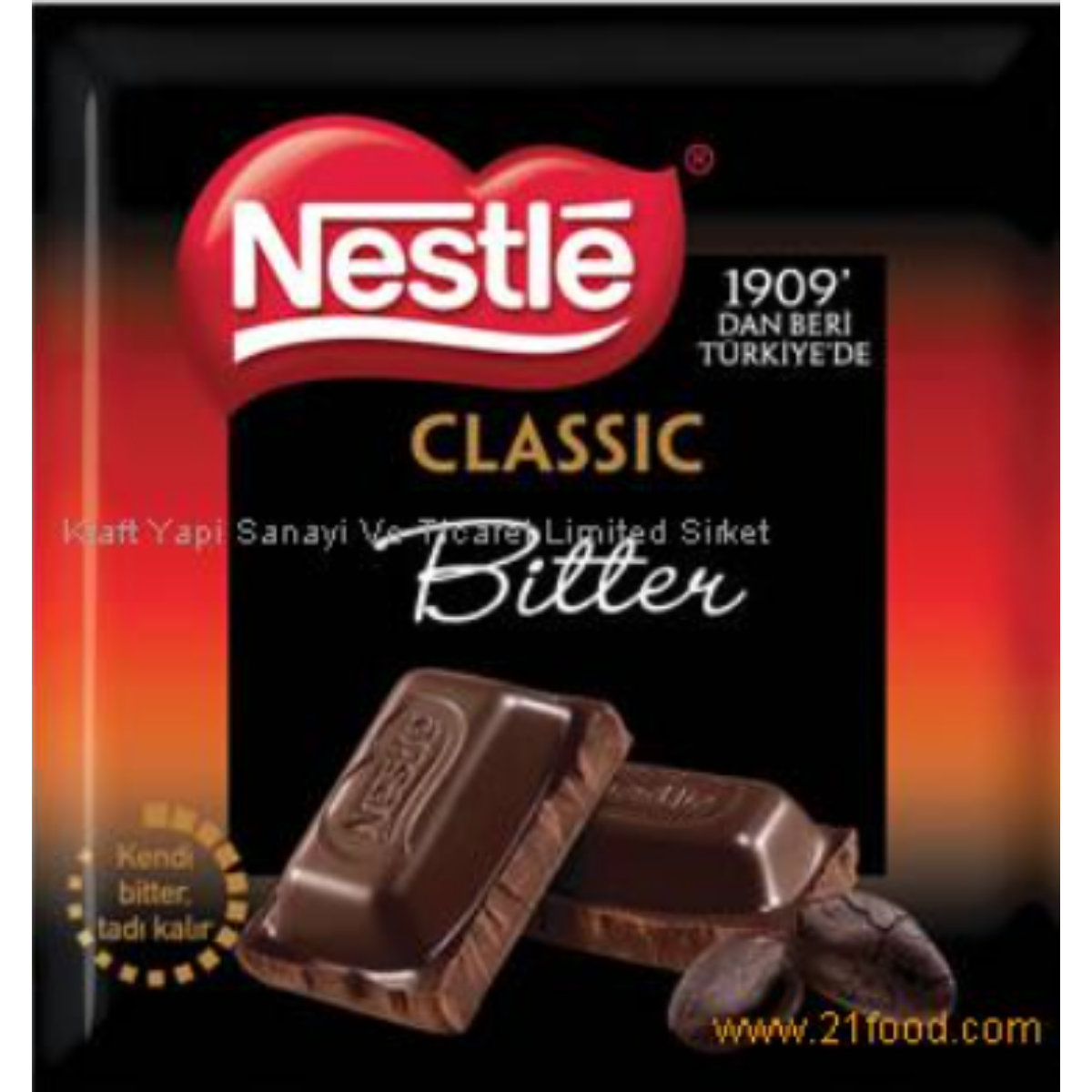 NESTLE CIKOLATA BITTER %55 KAKAO KARE 60 G