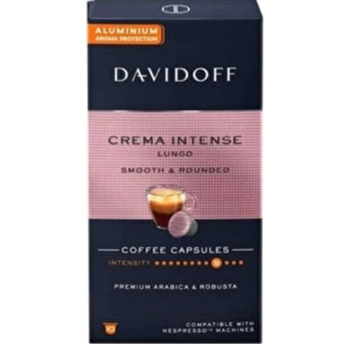 DAVIDOFF KAHVE CREMA INTENSE LUNGO CAPSULES 10 LU