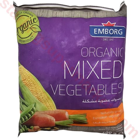 EMBORG ORGANIK KARISIK SEBZE 400 G