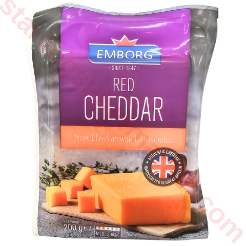 EMBORG PEYNIR CHEDDAR RENKLI PORSIYON 200 G