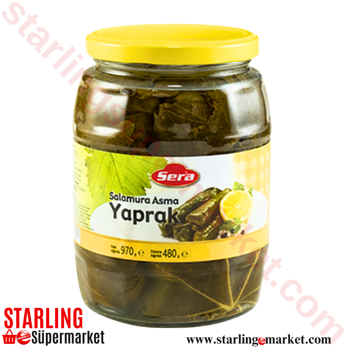 SERA ASMA YAPRAGI SALAMURA CAM 970 G