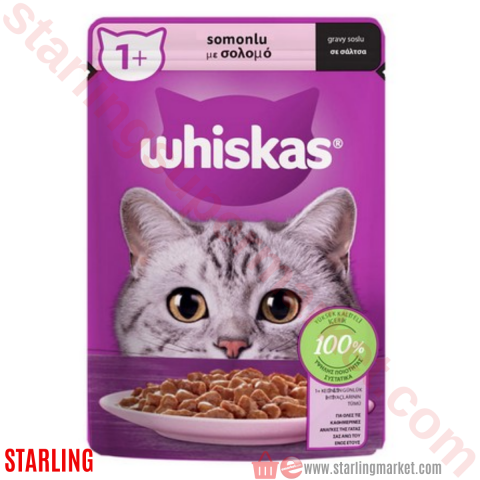 WHISKAS KEDI MAMASI ISLAK SOMONLU 85 G
