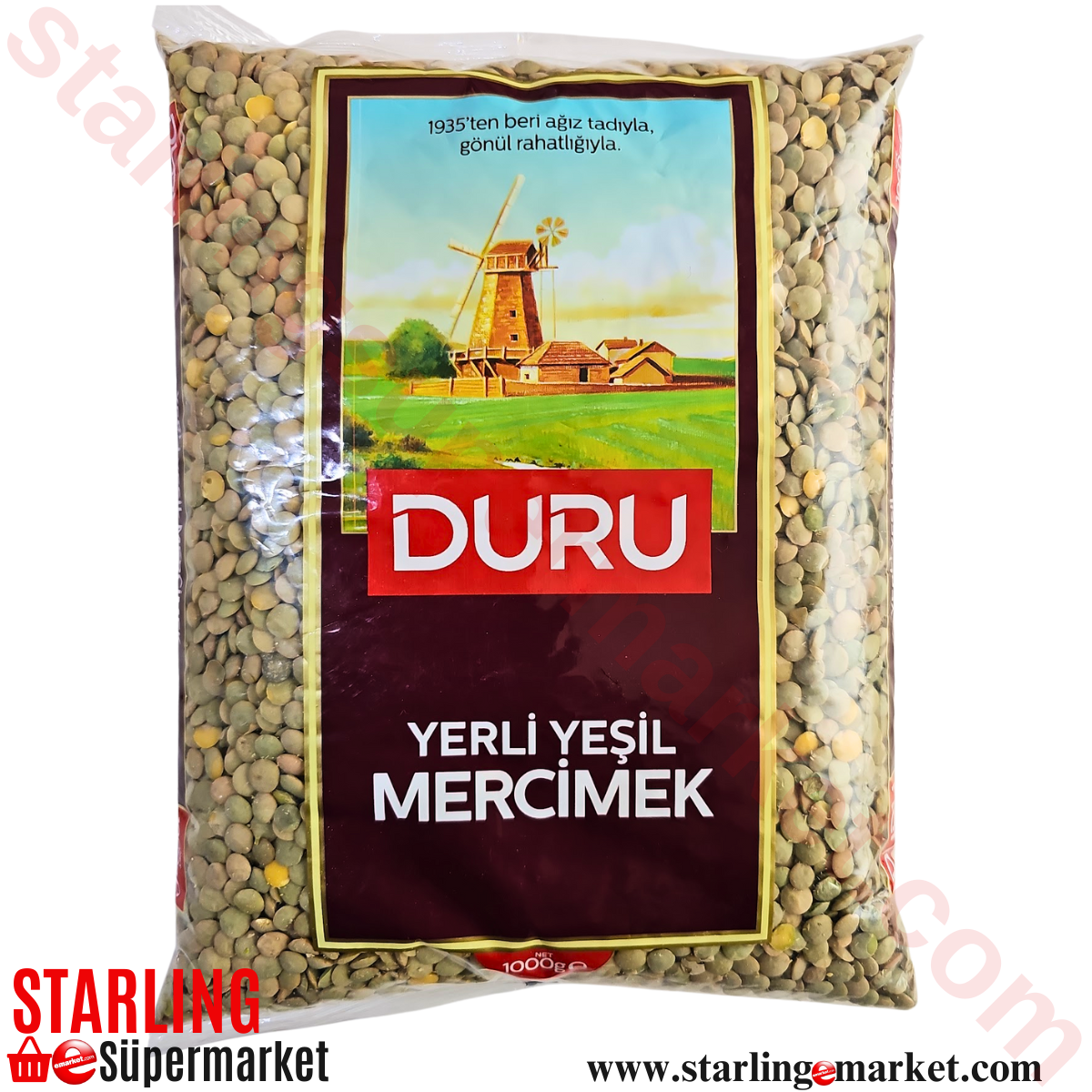 DURU MERCIMEK YESIL 1000 G