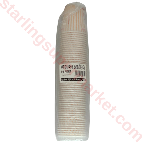 EROL SAH KARTON BARDAK 4 OZ 50 LI