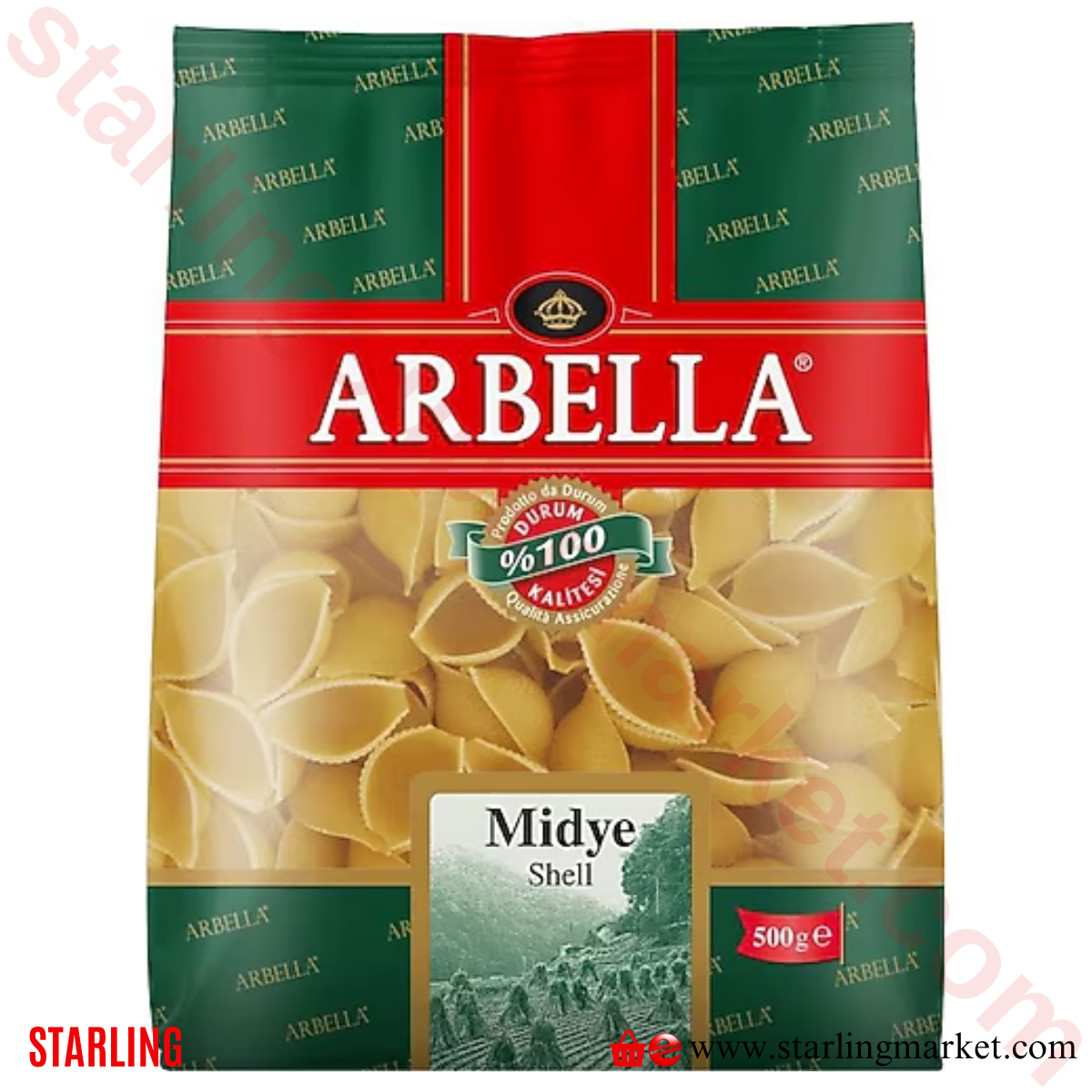 ARBELLA MAKARNA MIDYE 500 G