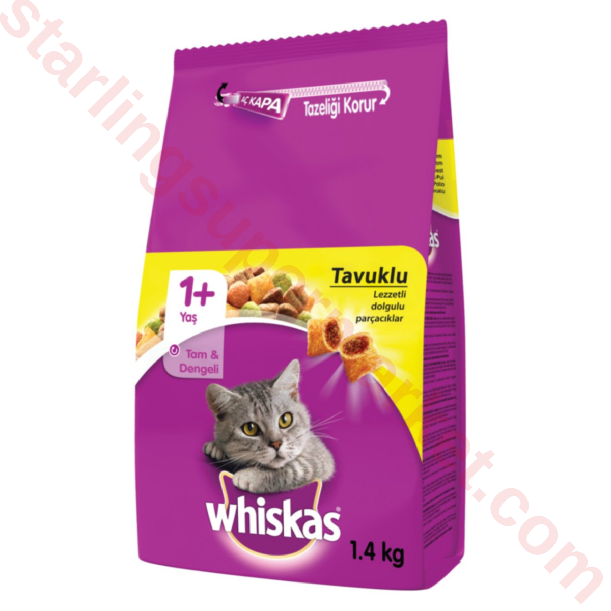 WHISKAS KEDI MAMASI KURU CHICKEN POSET 1.4 KG