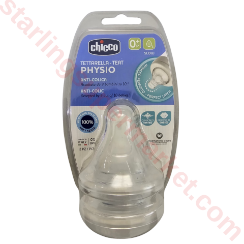 CHICCO PERFECT 5 BIBERON BASI 0M+ SLOW  SIL.