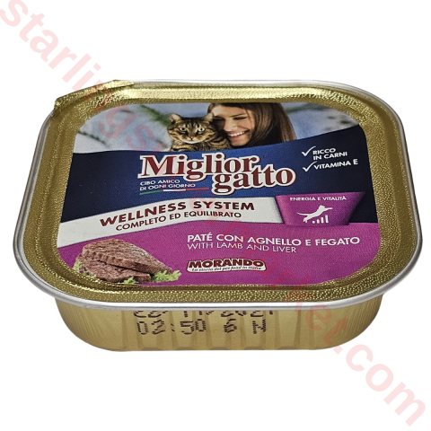 MIGLIORGATTO KEDI MAMASI ISLAK ET-CIGER 100 G