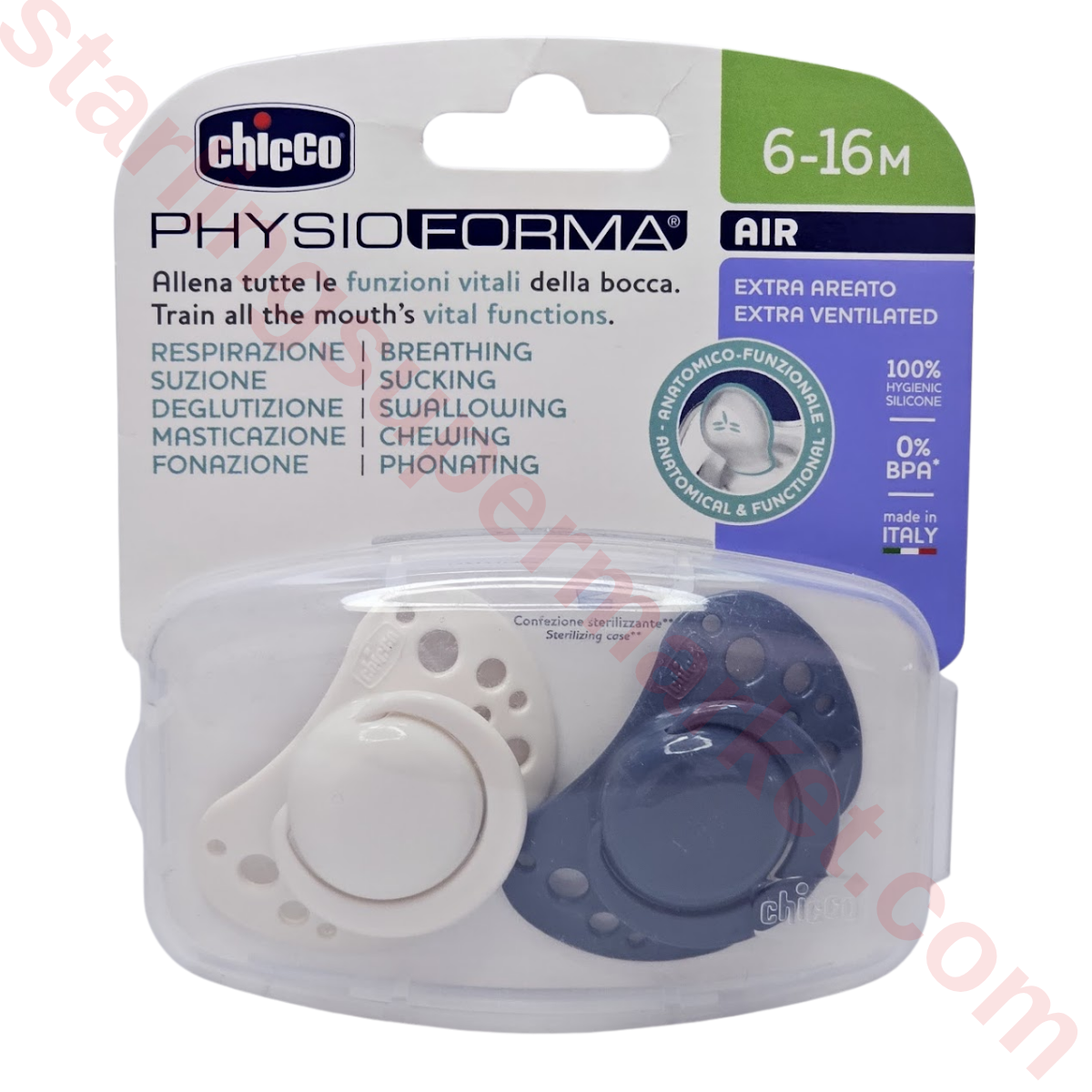 CHICCO PHYSIO FORMA AIR YAL. EMZIK BLUE 6-16M SIL.