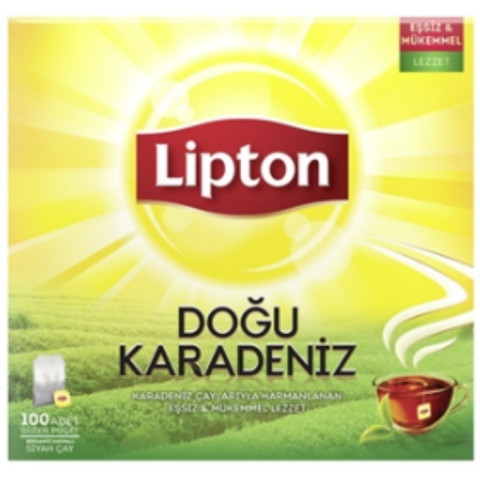 LIPTON CAY SIYAH POSET DOGU KARADENIZ 100 LU