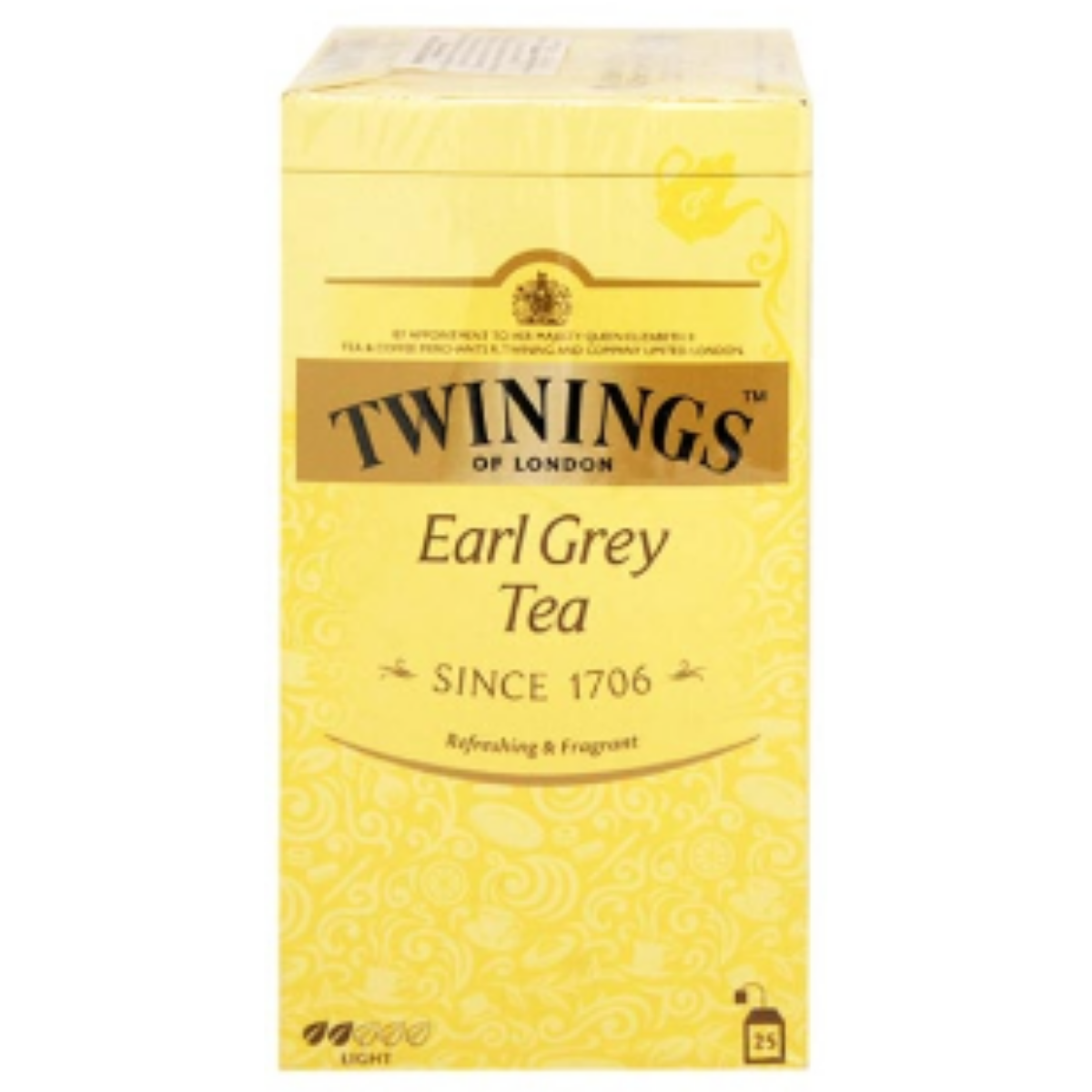 TWININGS EARL GREY T-BAGS 25 LI
