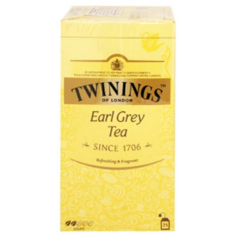 TWININGS EARL GREY T-BAGS 25 LI