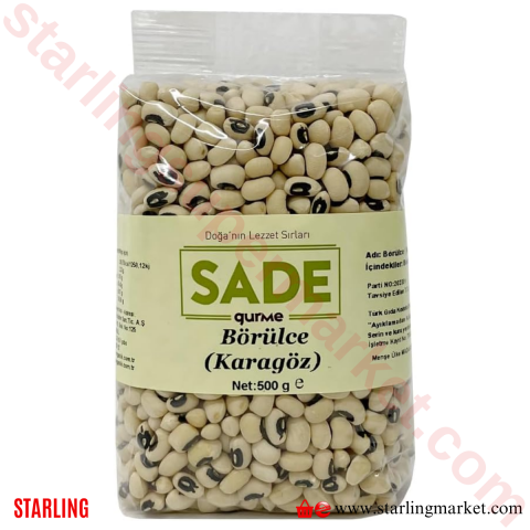 SADE ORGANIK BORULCE KARAGOZ 500 G