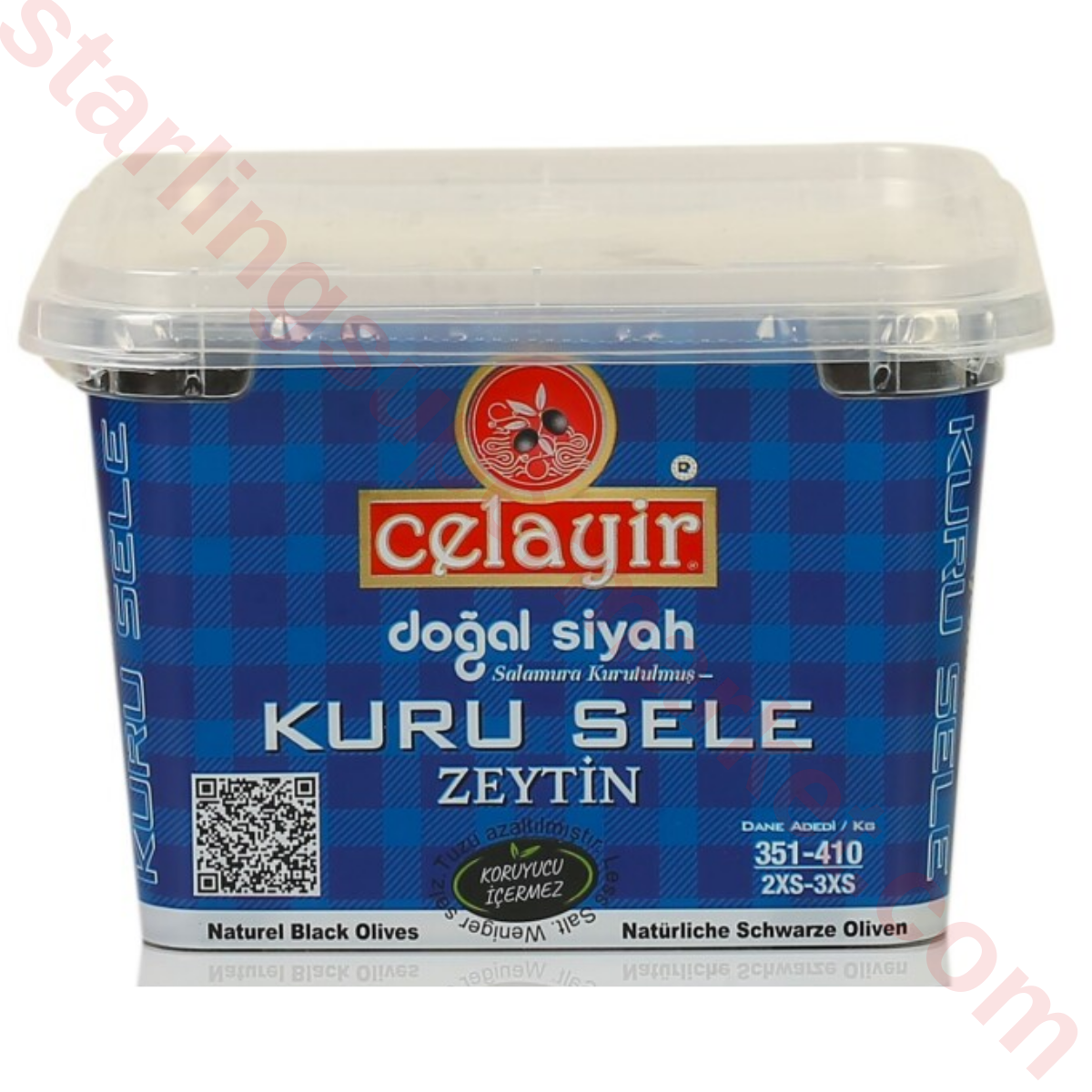 CELAYIR ZEYTIN SIYAH KURU SELE 400 G