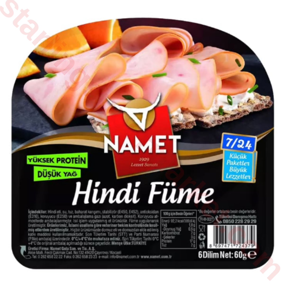 NAMET HINDI FUME ET DILIMLI 60 G